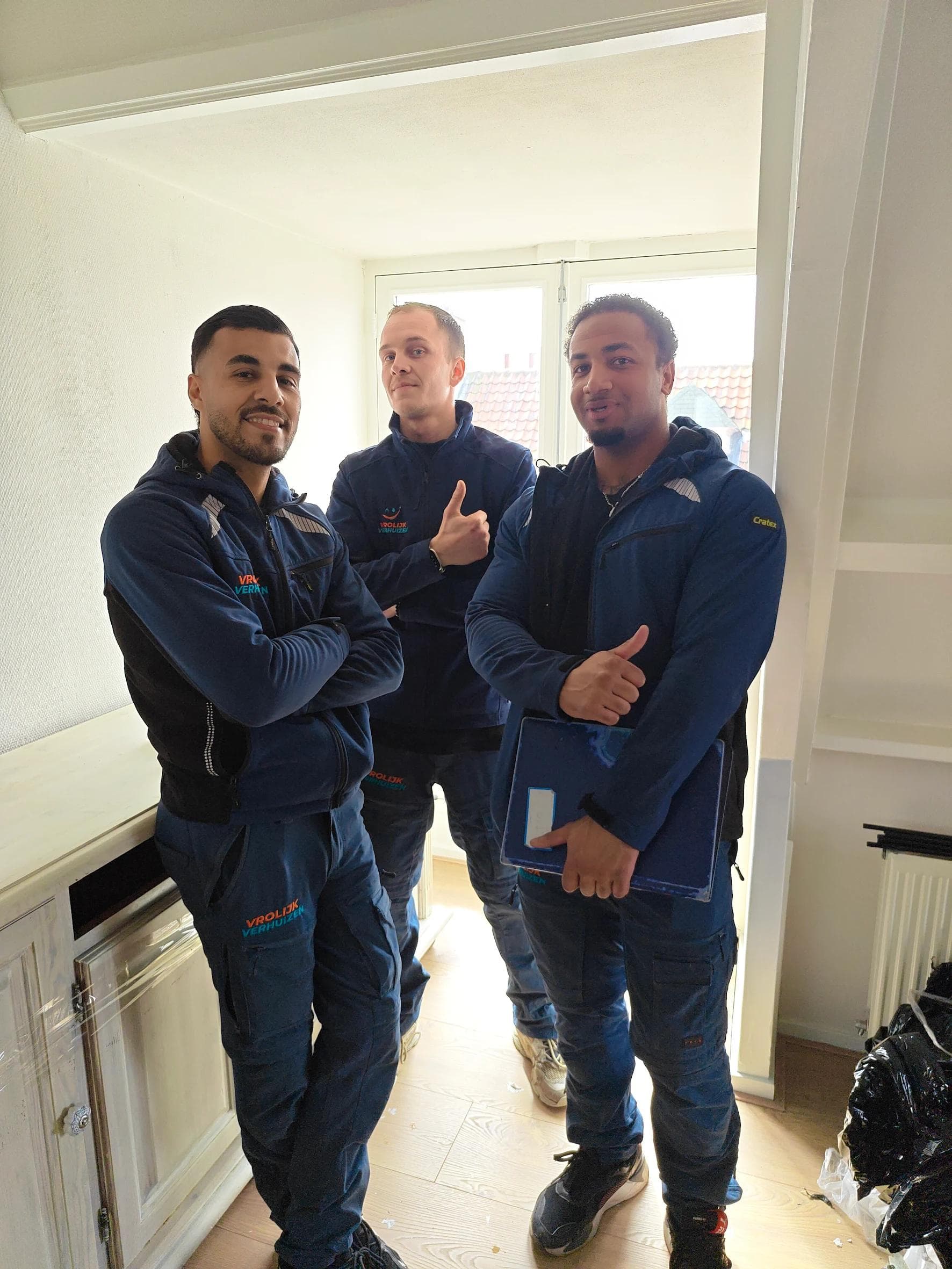 Het vrolijke team van Vrolijk Verhuizen